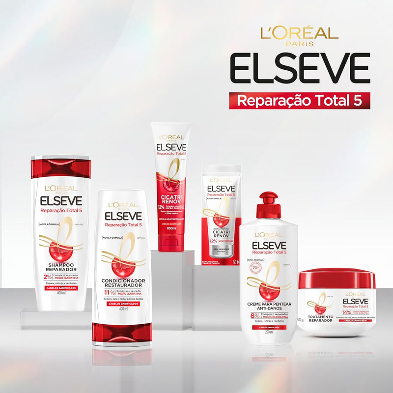 L’Oréal Paris, 109067, Leave-In De Tratamento Elseve Cicatri Renov, 50Ml